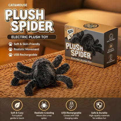 Plush Spider Cat Toy